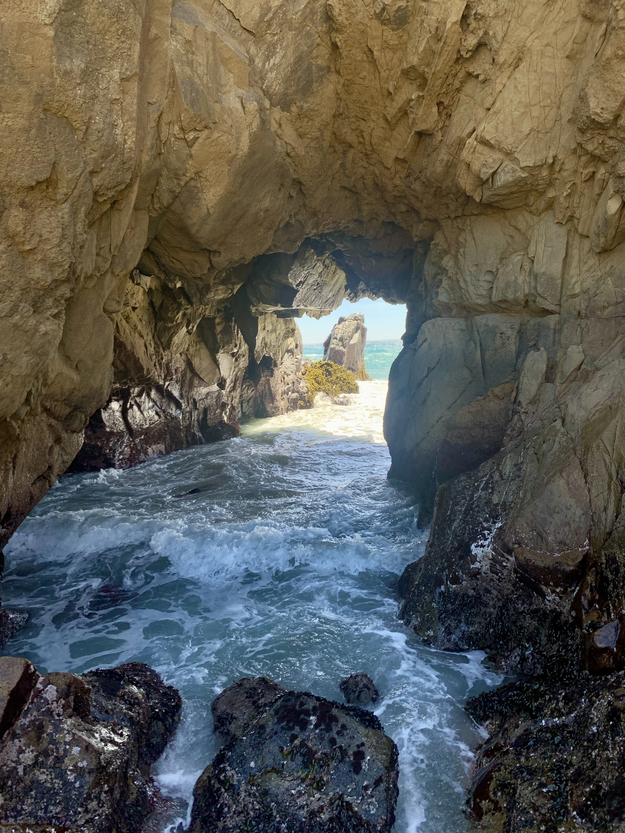 <p>Pfeiffer Beach 进洞</p>

