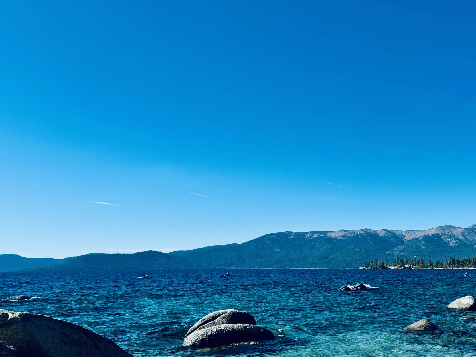 <p>Lake Tahoe (from Sand Harbor)</p>